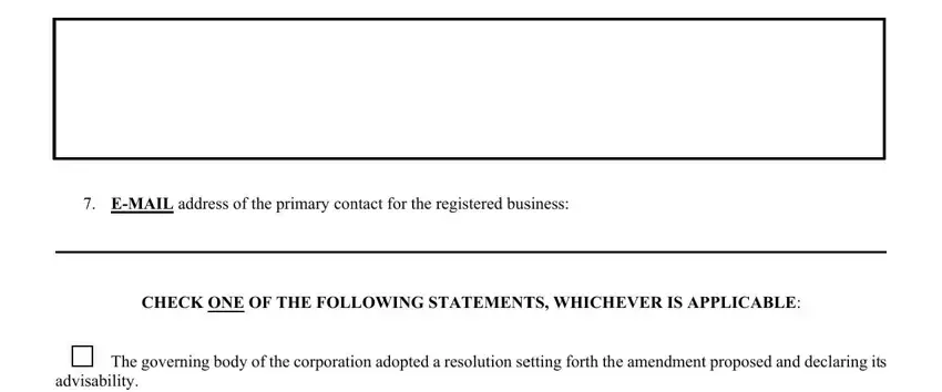 Stage no. 3 of completing Sos Form 0015