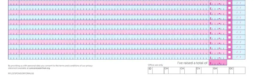 race for life sponsor form 2019 completion process outlined (part 2)
