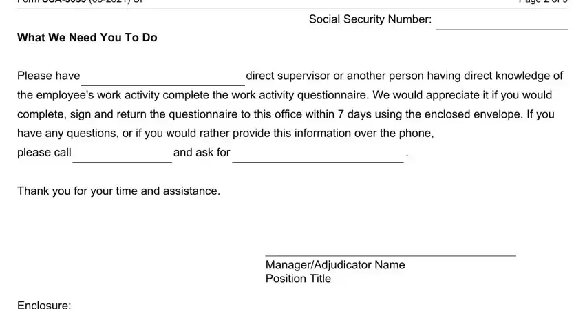What We Need You To Do, the employees work activity, and have any questions or if you would of social work questionnaire