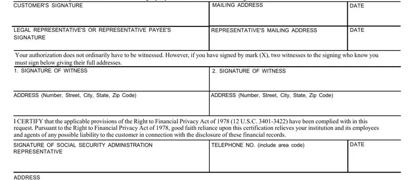 Part no. 2 of filling out ssa 4641 u2