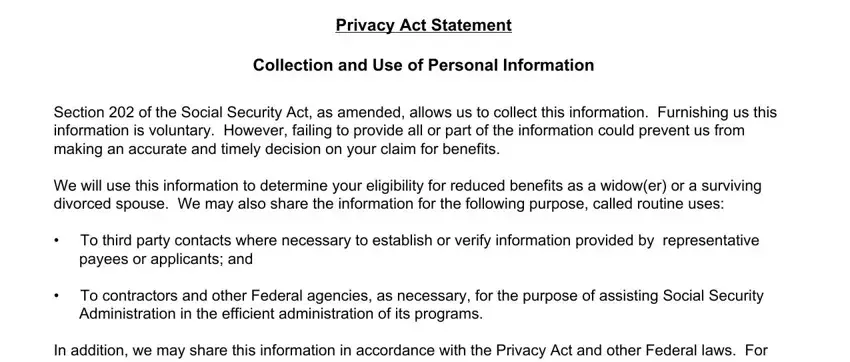 Part # 4 in filling out ssa 4111 form