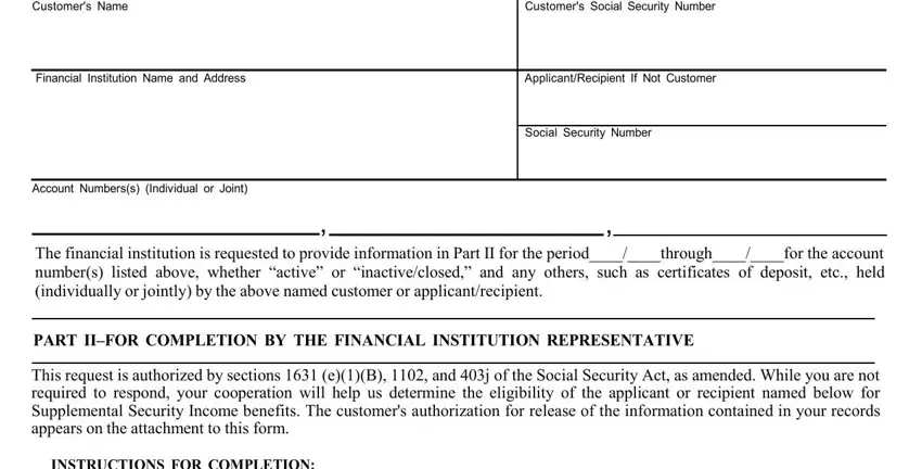 Filling out part 5 of ssa 4641 u2