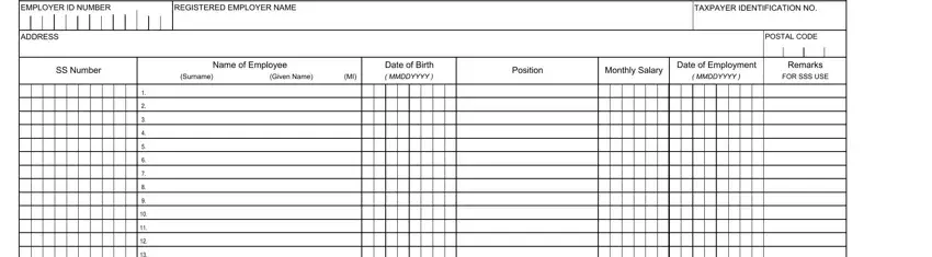 Tips on how to fill in sss r1a excel format 2021 portion 1