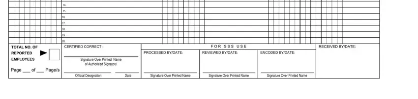 Learn how to fill in sss r1a excel format 2021 step 2