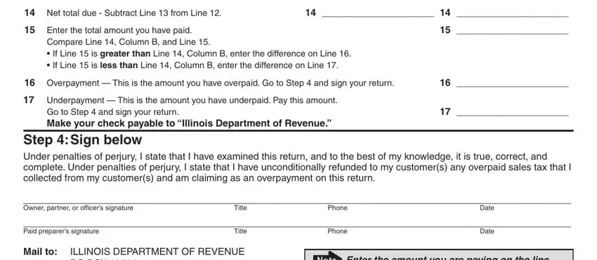 Filling in segment 4 in 556 amended tax
