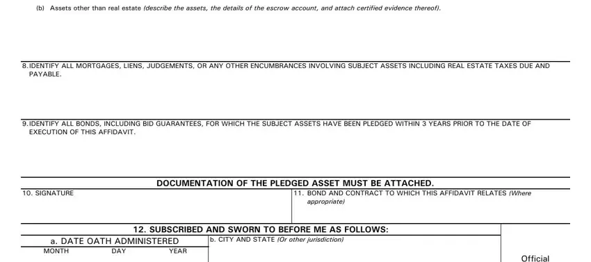 standard form 90 completion process shown (part 2)