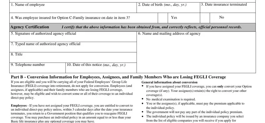 Part number 1 of filling out assignee