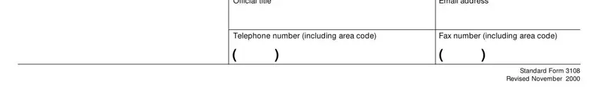Step no. 5 for filling in sf3108 fillable