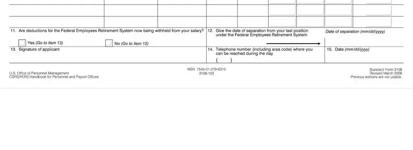 Find out how to prepare standard form 3108 step 2