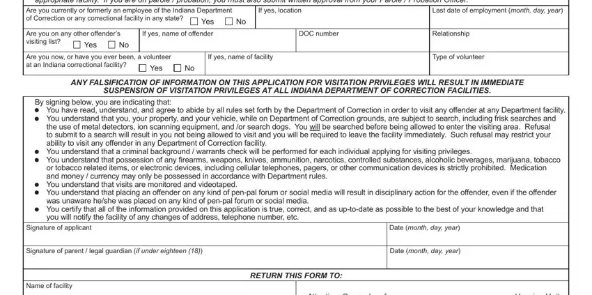 state form 14387 application for visiting privileges writing process detailed (portion 2)