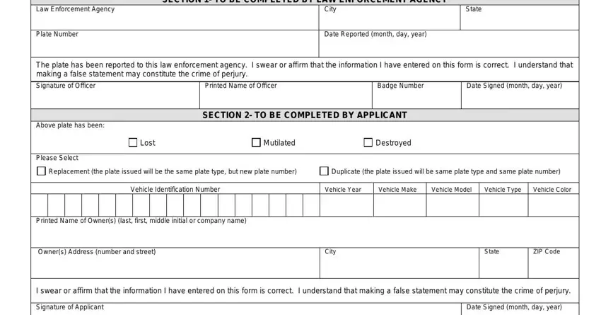 indiana replacement license plate writing process outlined (portion 1)