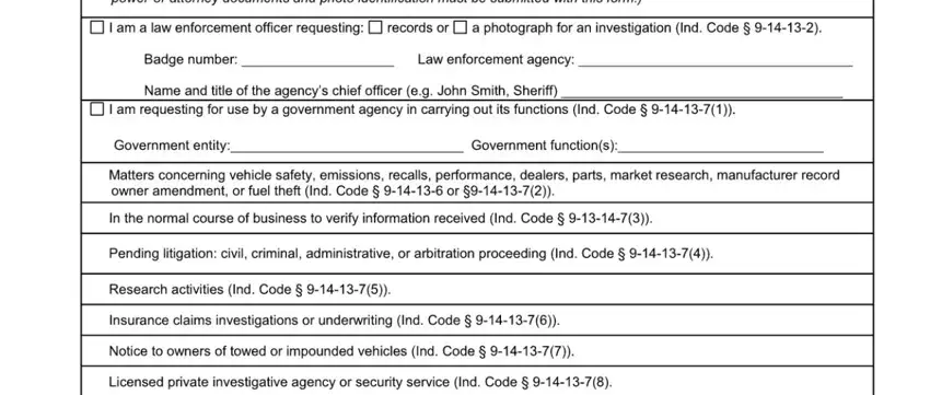 indiana form request records writing process clarified (stage 3)