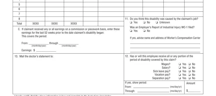 Completing section 5 in pacific guardian tdi form