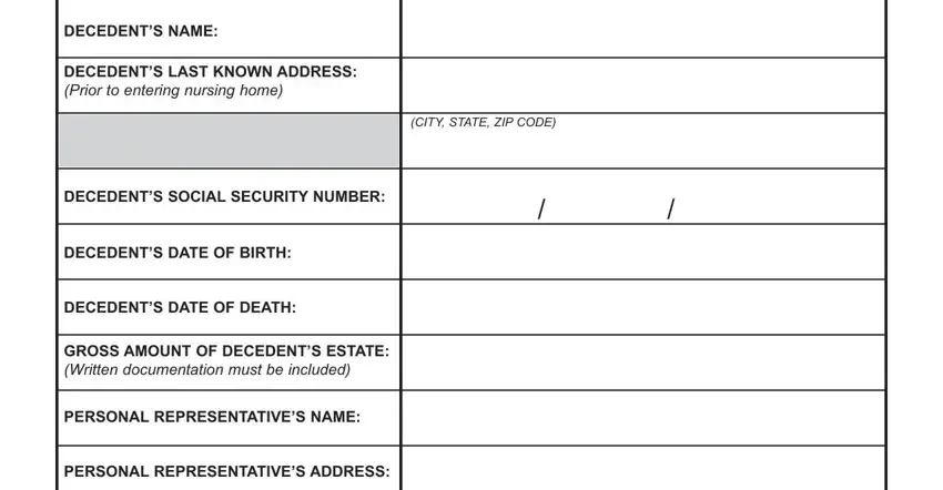 dpw estate request form completion process outlined (step 1)