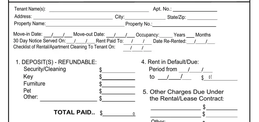 Tips to fill out deposit statement template portion 1