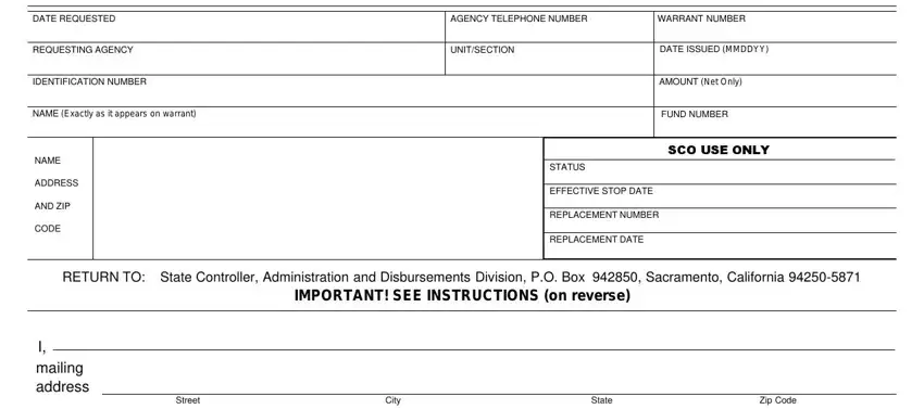 request for duplicate controller's warrant stop payment conclusion process detailed (part 1)