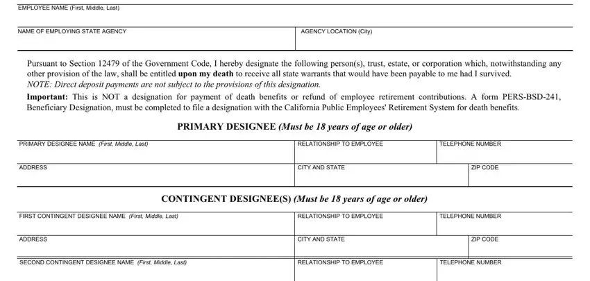 designation persons authorized receive warrants completion process outlined (part 1)