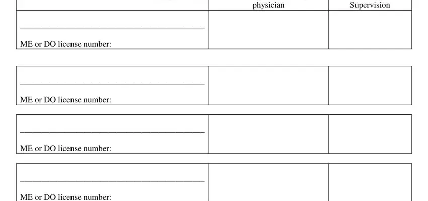 Filling in part 3 of what can you put when filling out supervision forms