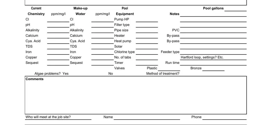 How to fill out swimming pool inspection checklist pdf part 2