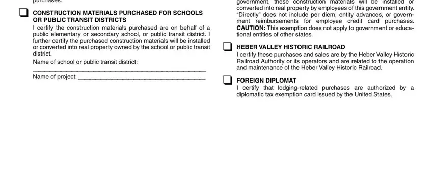 UNITED STATES GOVERNMENT OR, CONSTRUCTION MATERIALS PURCHASED, and ELEMENTARY AND SECONDARY SCHOOLS of HEBER