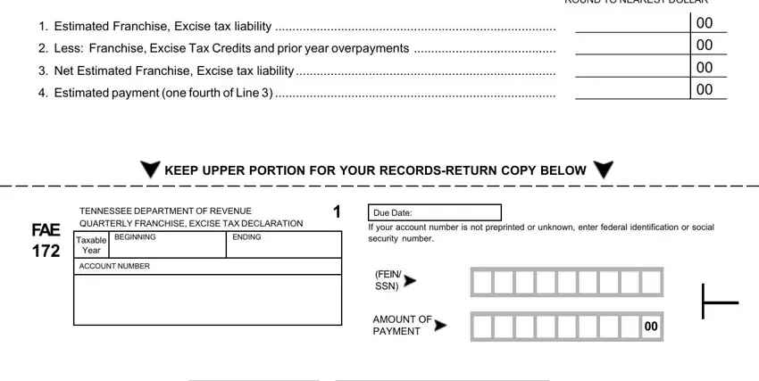 Simple tips to fill out tn fae 172 instructions 2018 portion 2