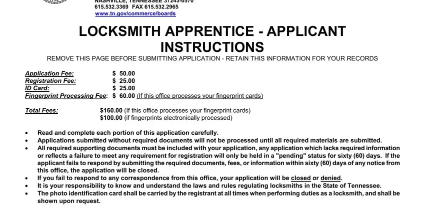 Tennessee Form In 1655 conclusion process clarified (step 1)