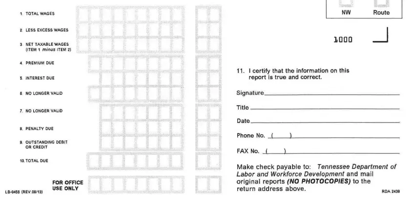 Filling in segment 2 in premium and wage reporting