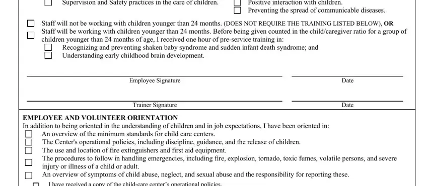 care center personnel information record writing process clarified (portion 2)
