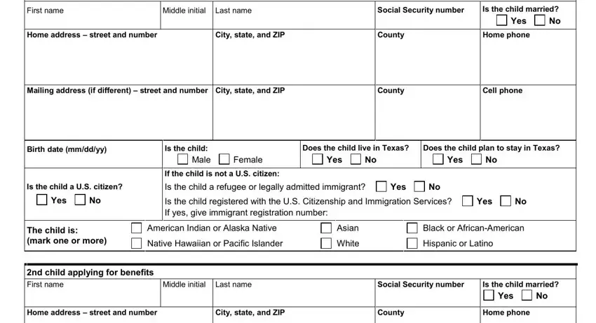 How to complete h1200 texas medicaid application part 1