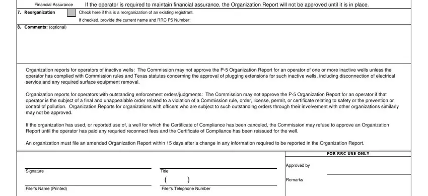 The right way to fill in form p5 step 2