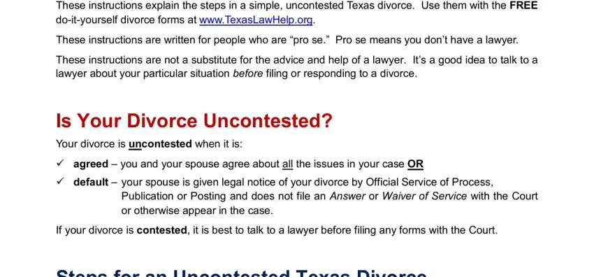 Learn how to fill in printable legal forms online part 3