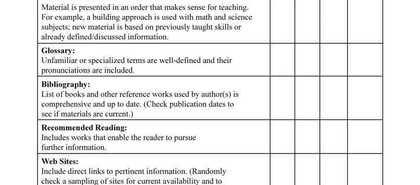 How one can prepare textbook evaluation checklist part 1