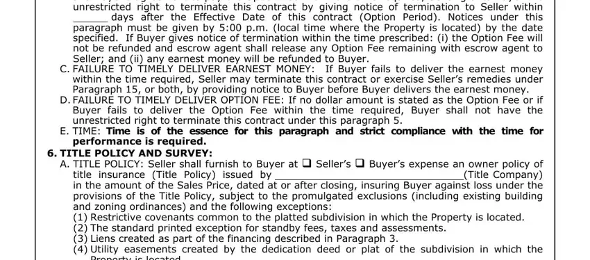 Tips to complete residential contract tx part 5