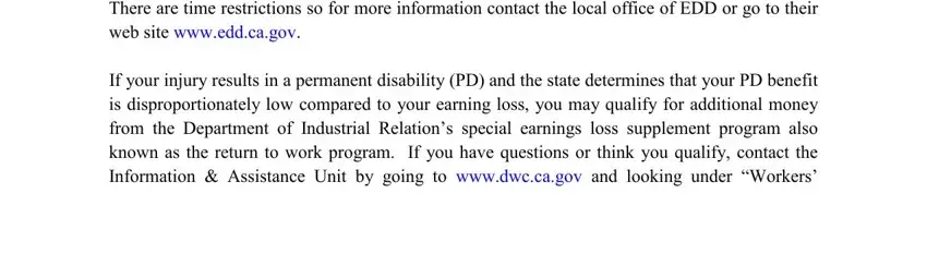 Filling out part 1 of california time of hire pamphlet 2021