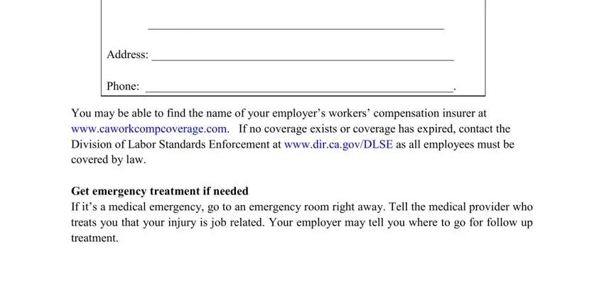 Filling in segment 3 in california time of hire pamphlet 2021