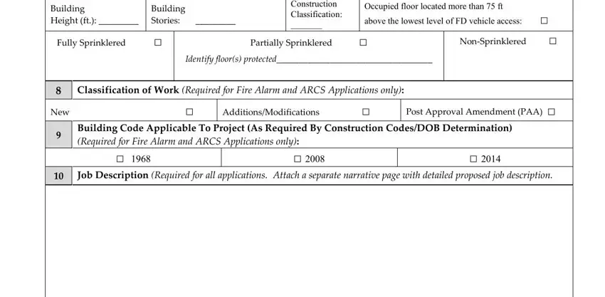 Stage # 3 for filling out tm 1