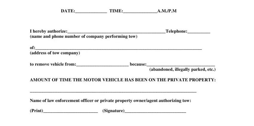 sample letter to tenant to remove vehicle conclusion process detailed (stage 1)