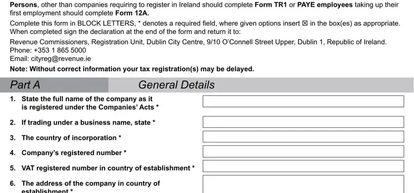 The best ways to prepare form tr2 ft part 1