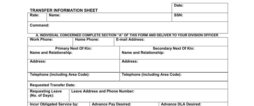 Find out how to prepare navy tis form step 1