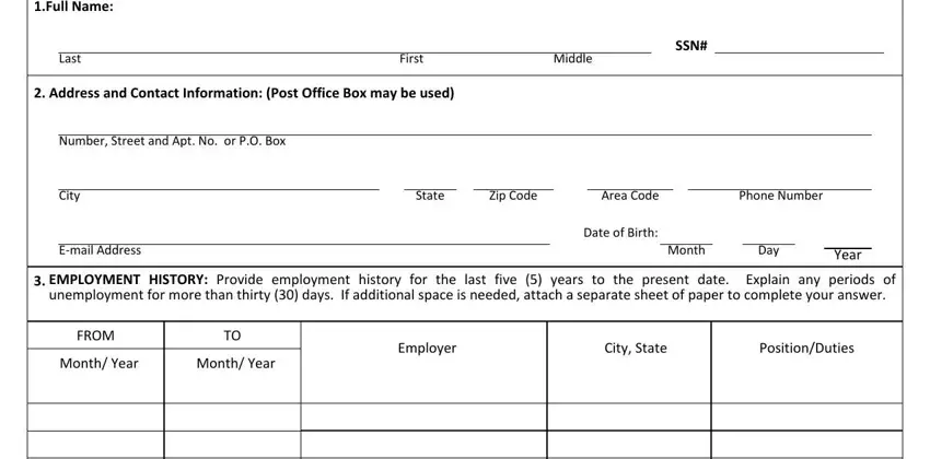Part # 1 of filling in texas history form fillable