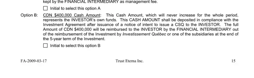this field, next field, and other fields of investment forms