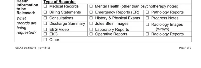 Completing part 3 of ucla release records