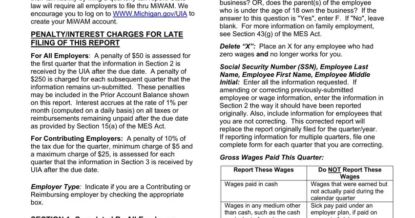 Ways to fill in uia form 1027 instructions stage 2
