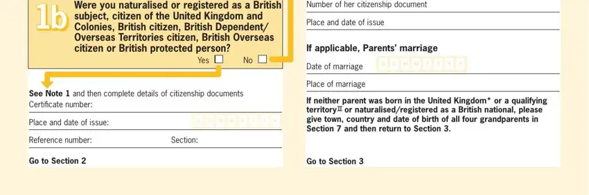 Step no. 5 in completing c1 form pdf