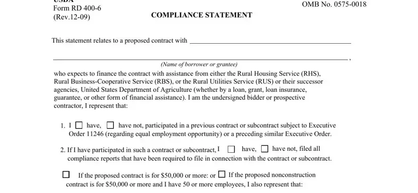 Filling in part 1 of usda zero income statement