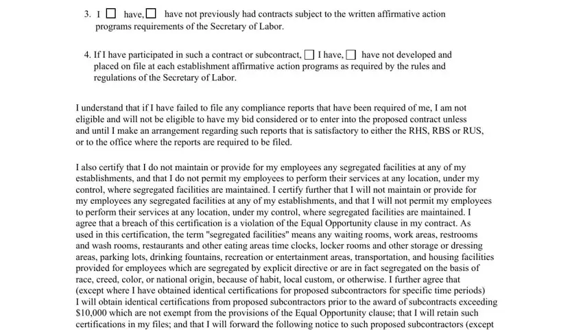 Step # 2 of filling out usda zero income statement