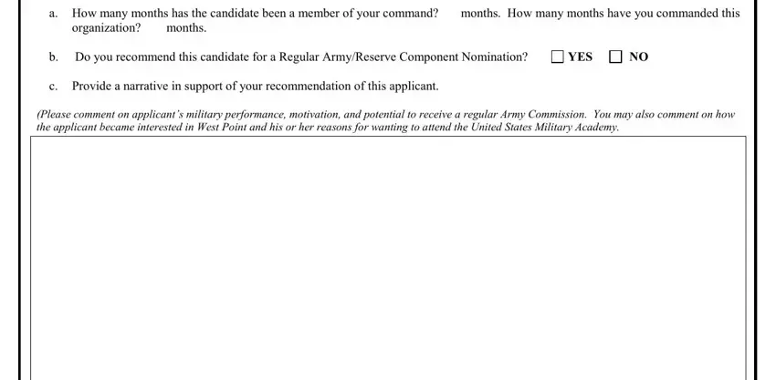 Best ways to prepare commander s assessment usma form 351 12 step 4