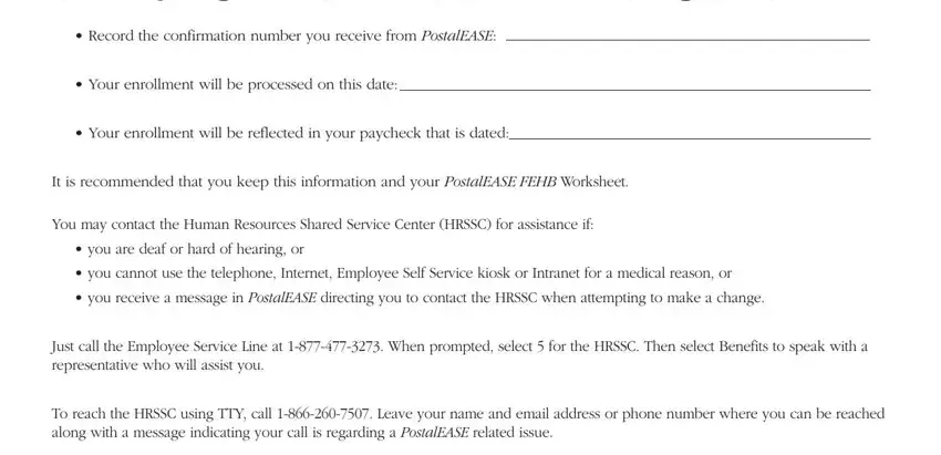 Part number 1 of filling out postalease lite blue