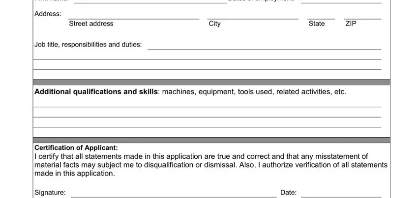 Filling in segment 4 of utah workforce elaborate