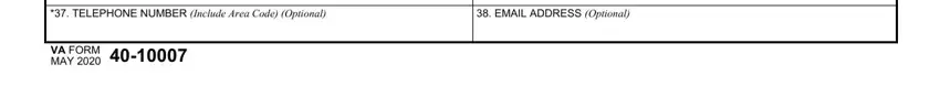 Stage number 3 in submitting va form 40 10007 fillable